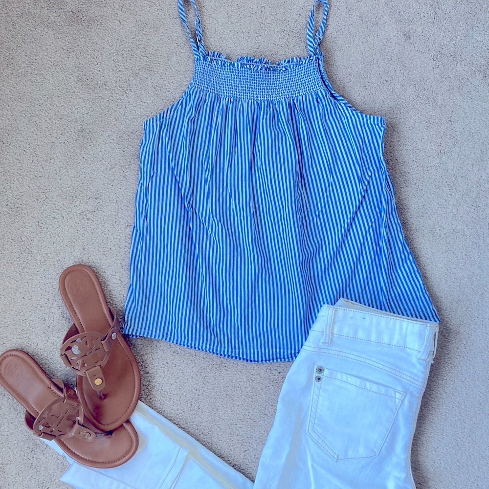 Seersucker tank top